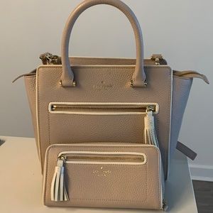 Light Pink Kate Spade Crossbody with Matching Wallet